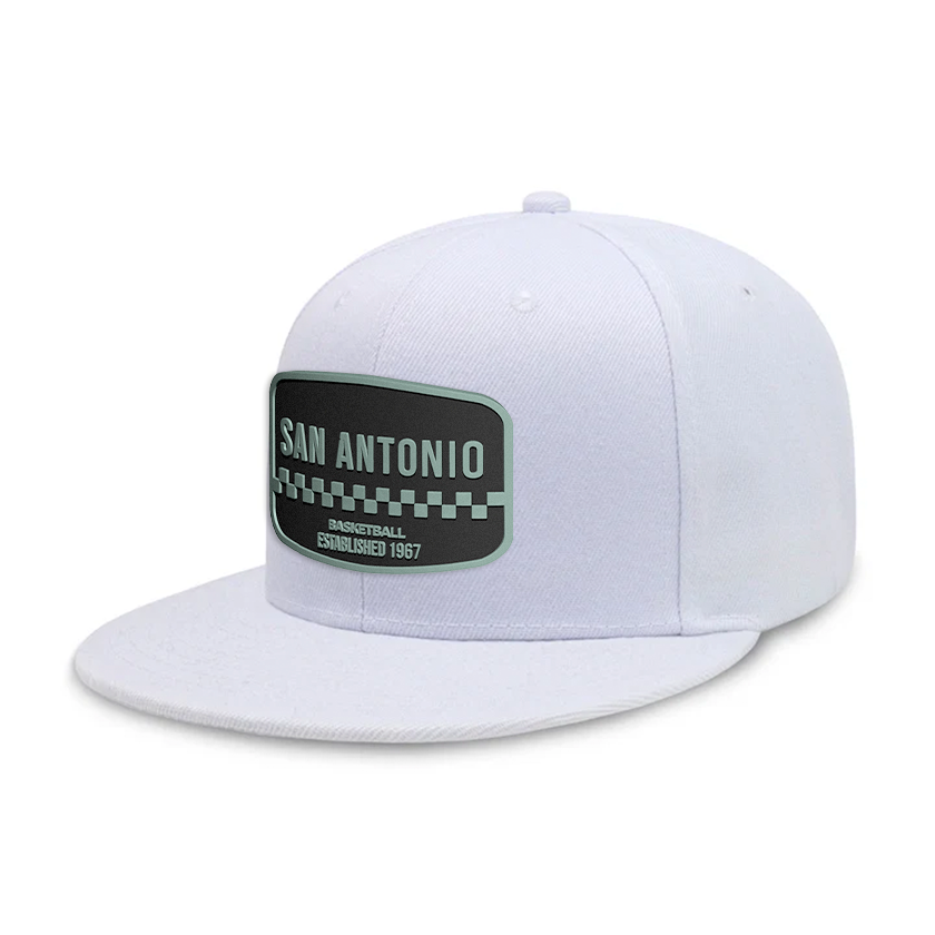 San Antonio Basketball - White - Snapback City Caps