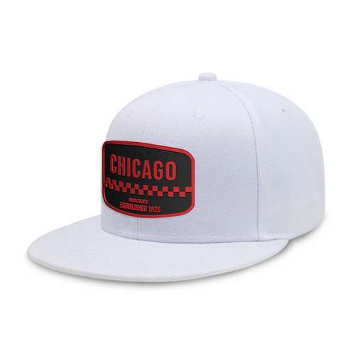 Chicago Hockey - White - Snapback City Caps