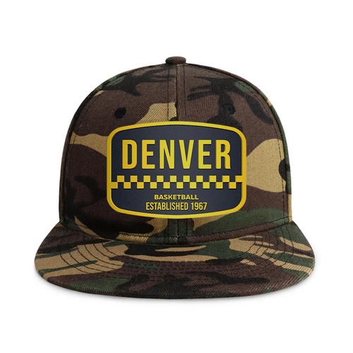 Denver Basketball - Wood Camo - Snapback City Caps