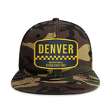 Denver Basketball - Wood Camo - Snapback City Caps