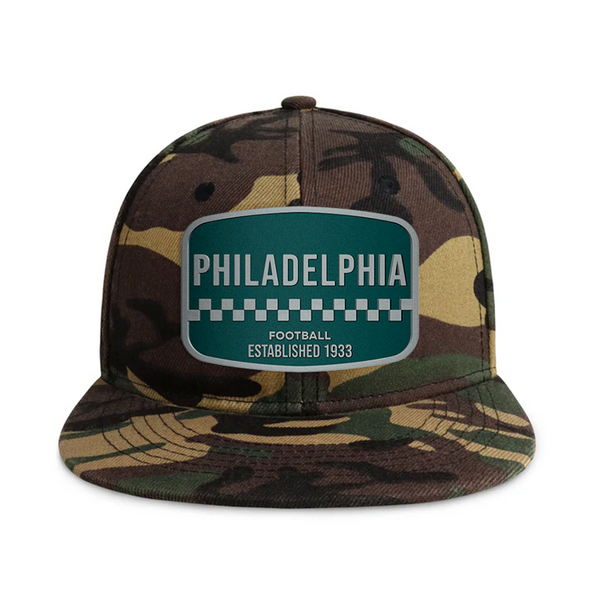 Philadelphia Football - Wood Camo - Snapback City Caps