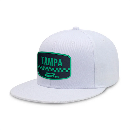 Tampa Baseball - White - Snapback City Caps