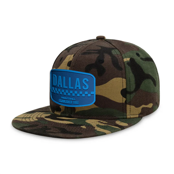 Dallas Basketball - Wood Camo - Snapback City Caps