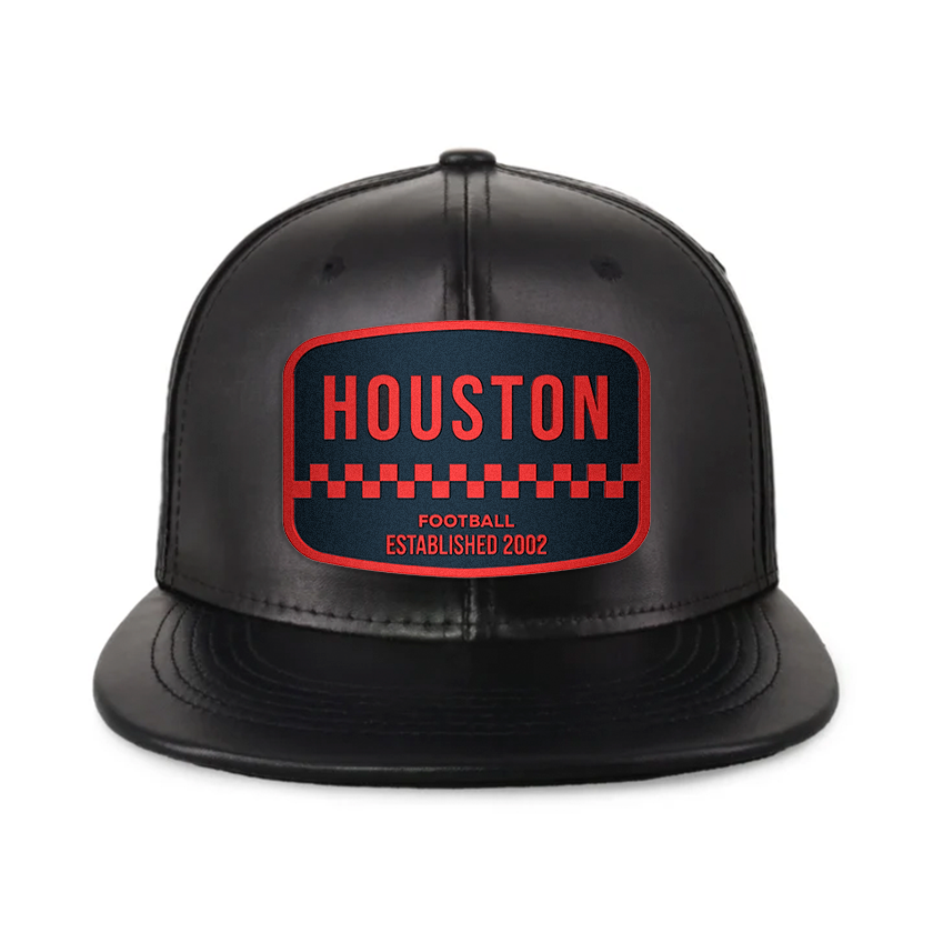 Houston Football - PU Leather - Snapback City Caps