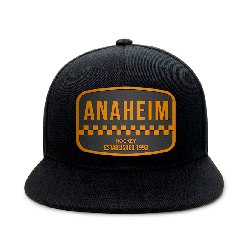 Anaheim Hockey - Black - Snapback City Caps
