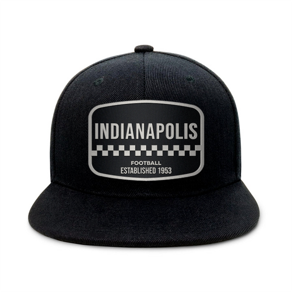 Indianapolis Football - Black - Snapback City Caps