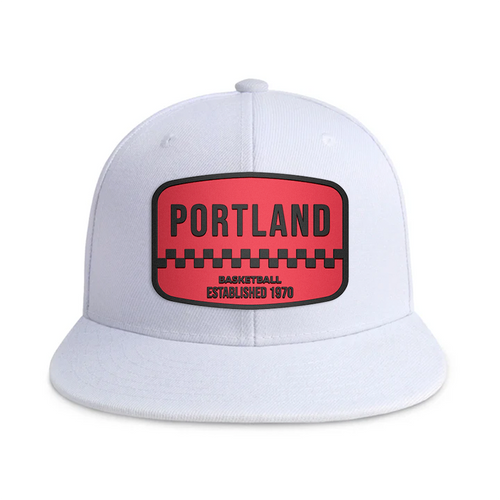 Portland Basketball - White - Snapback City Caps
