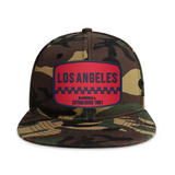 Los Angeles Baseball2 - Wood Camo - Snapback City Caps