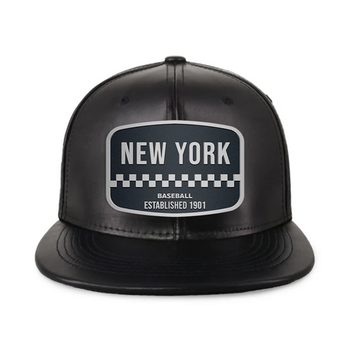 New York Baseball - PU Leather - Snapback City Caps
