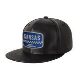 Kansas Baseball - PU Leather - Snapback City Caps