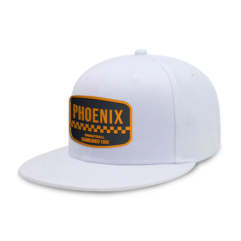 Phoenix Basketball - White - Snapback City Caps