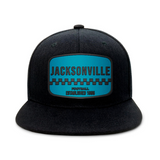 Jacksonville Football - Black - Snapback City Caps