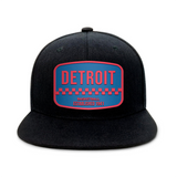 Detroit Basketball - Black - Snapback City Caps