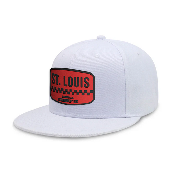 St. Louis Baseball - White - Snapback City Caps