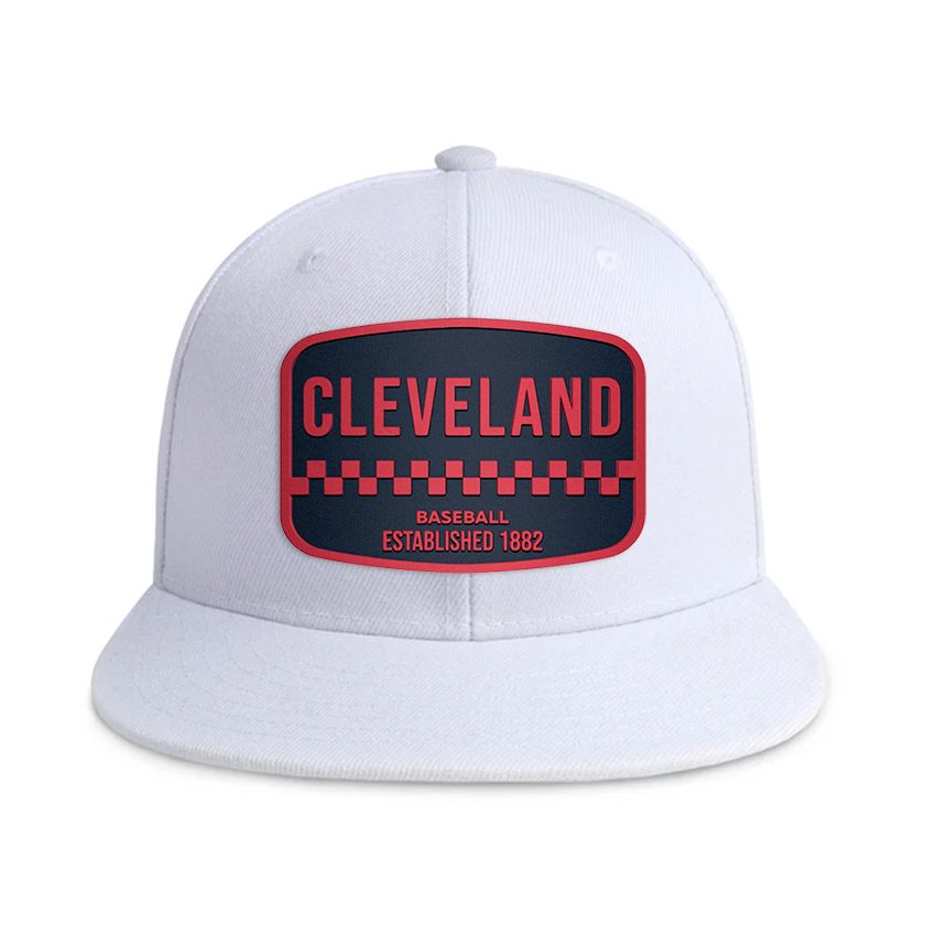 Cleveland Baseball - White - Snapback City Caps
