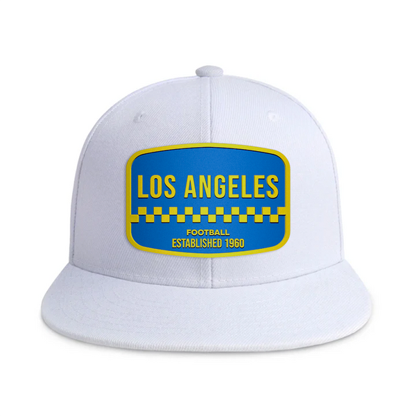 Los Angeles2 Football - White - Snapback City Caps