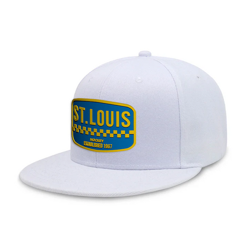 St. Louis Hockey - White - Snapback City Caps