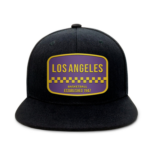 Los Angeles Basketball  - Black - Snapback City Caps
