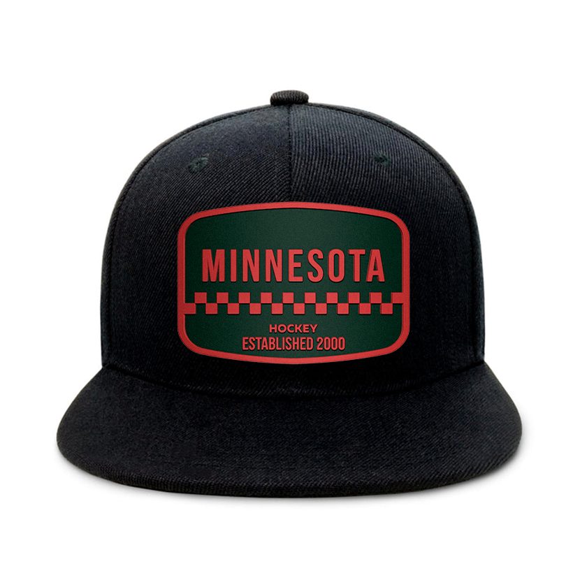 Minnesota Hockey - Black - Snapback City Caps
