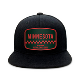 Minnesota Hockey - Black - Snapback City Caps