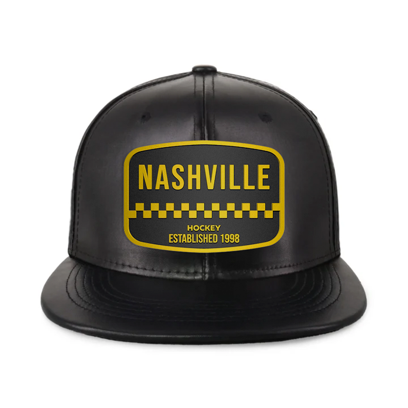Nashville Hockey - PU Leather - Snapback City Caps