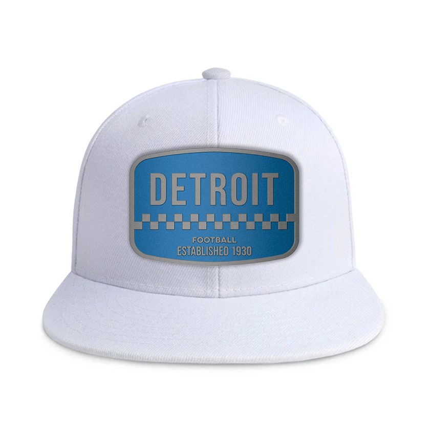 Detroit Football - White - Snapback City Caps