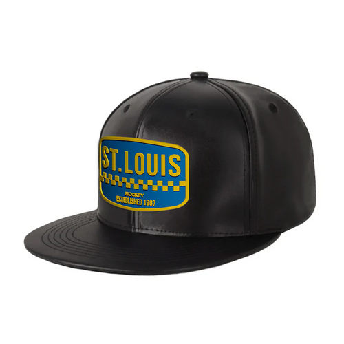 St. Louis Hockey - PU Leather - Snapback City Caps