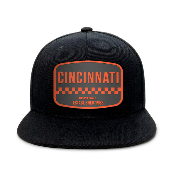 Cincinnati Football - Black - Snapback City Caps