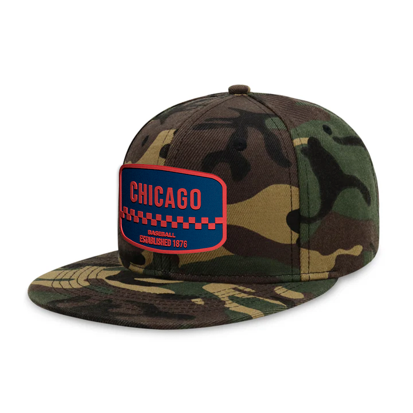 Chicago Baseball1 - Wood Camo - Snapback City Caps