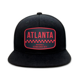 Atlanta Baseball - Black - Snapback City Caps