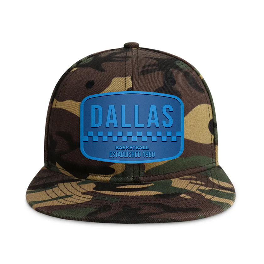Dallas Basketball - Wood Camo - Snapback City Caps