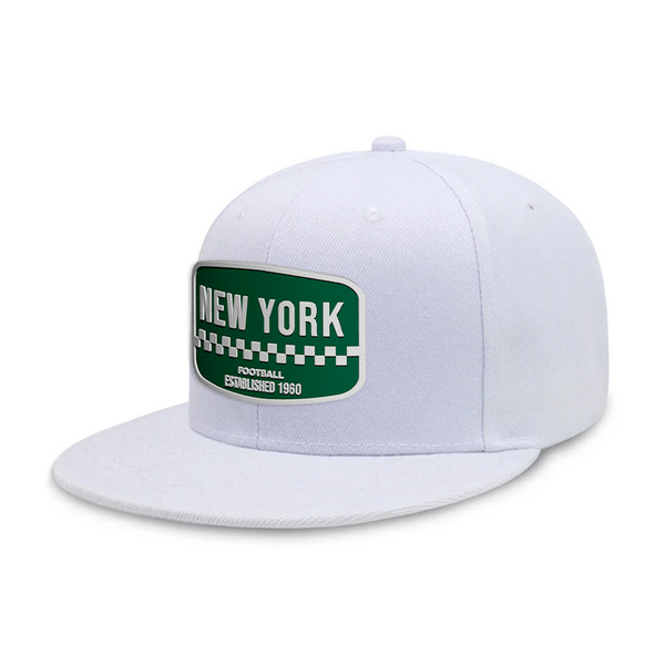 New York2 Football - White - Snapback City Caps