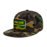 Oakland Baseball - Wood Camo - Snapback City Caps