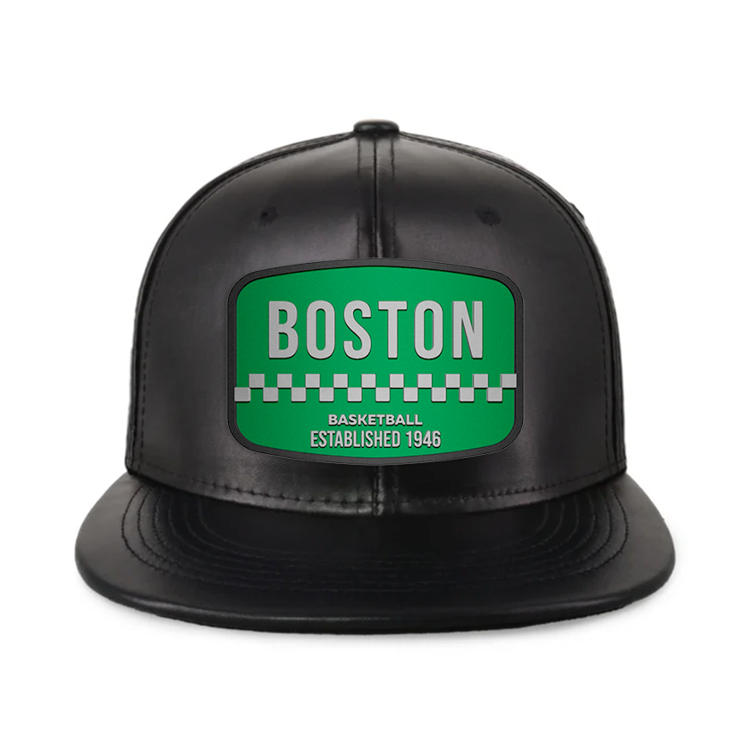 Boston Basketball - PU Leather - Snapback City Caps