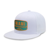 Miami Football - White - Snapback City Caps