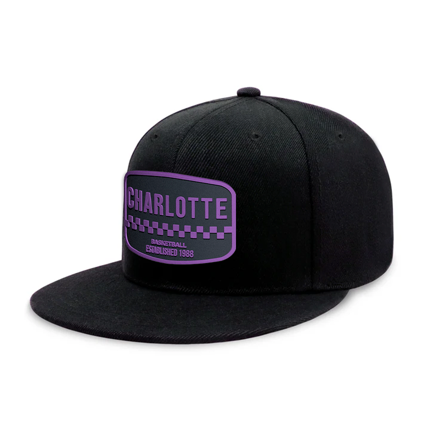 Charlotte Basketball - Black - Snapback City Caps