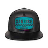 San Jose Hockey - PU Leather - Snapback City Caps