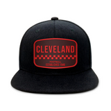 Cleveland Football - Black - Snapback City Caps