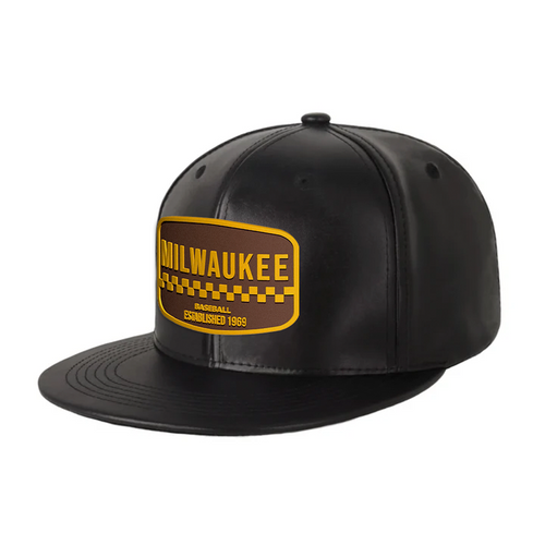 Milwaukee Baseball - PU Leather - Snapback City Caps