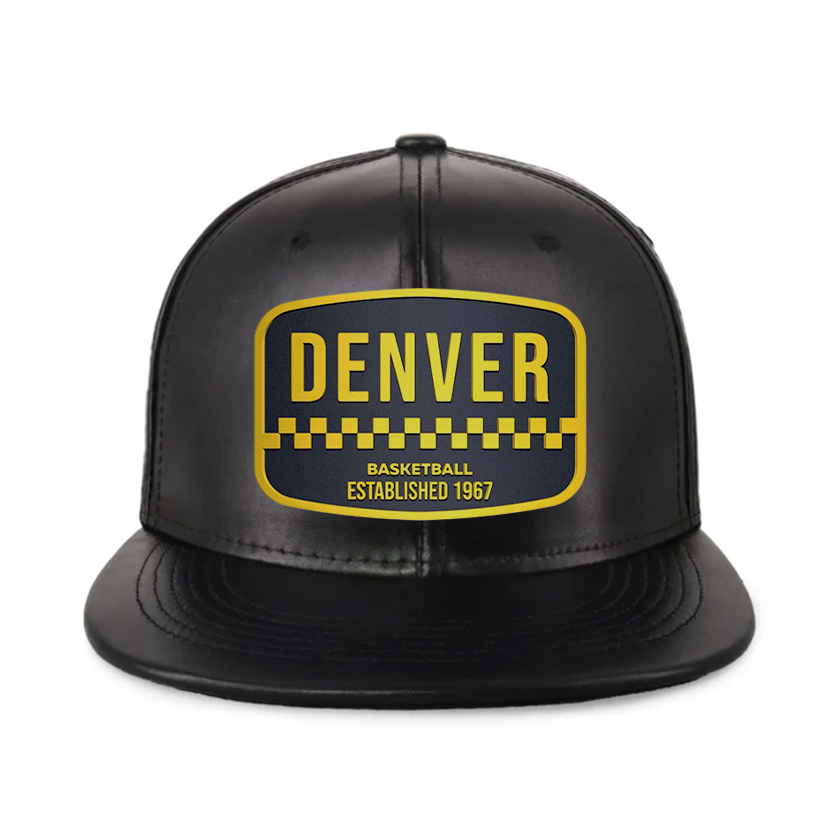 Denver Basketball - PU Leather - Snapback City Caps