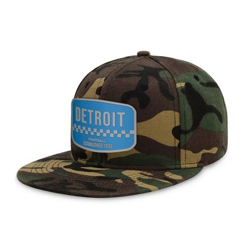 Detroit Football - Wood Camo - Snapback City Caps