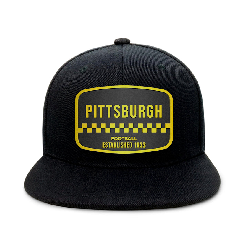 Pittsburgh Football - Black - Snapback City Caps