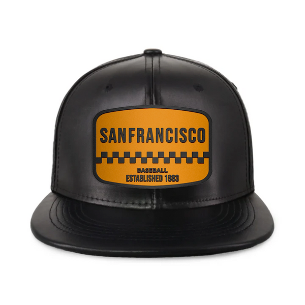 San Francisco Baseball - PU Leather - Snapback City Caps