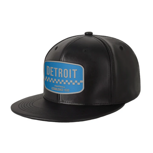 Detroit Football - PU Leather - Snapback City Caps