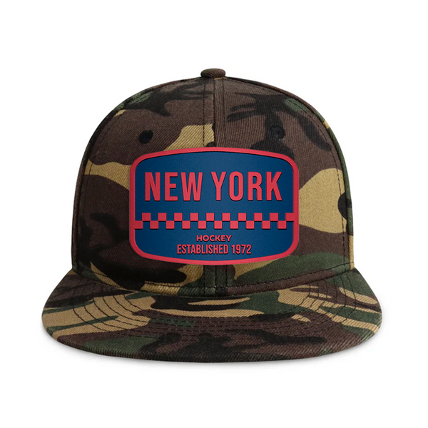New York Hockey2 - Wood Camo - Snapback City Caps