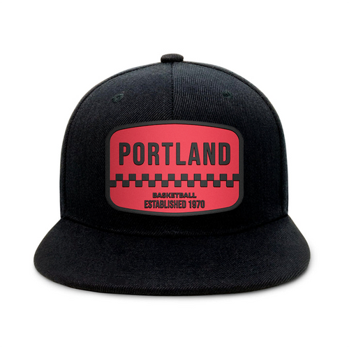 Portland Basketball - Black - Snapback City Caps