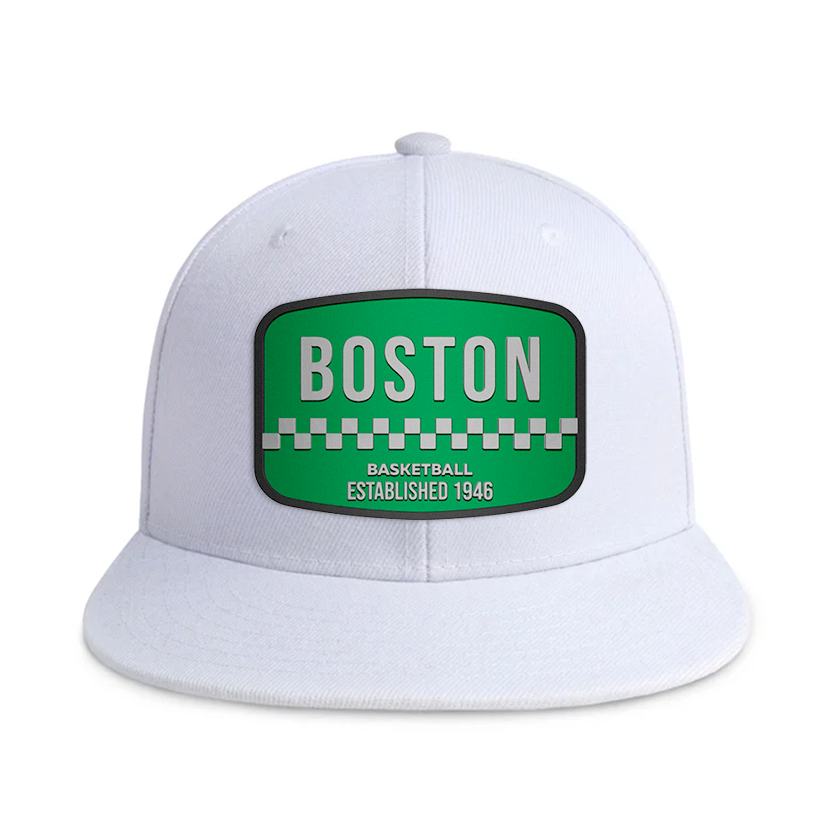Boston Basketball - White - Snapback City Caps