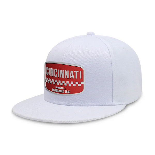 Cincinnati Baseball - White - Snapback City Caps