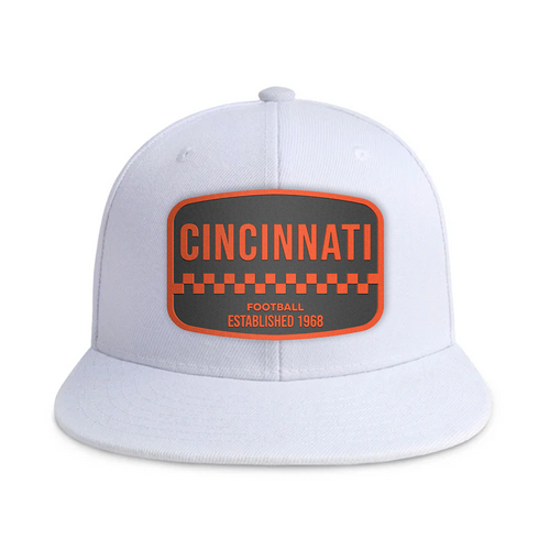 Cincinnati Football - White - Snapback City Caps