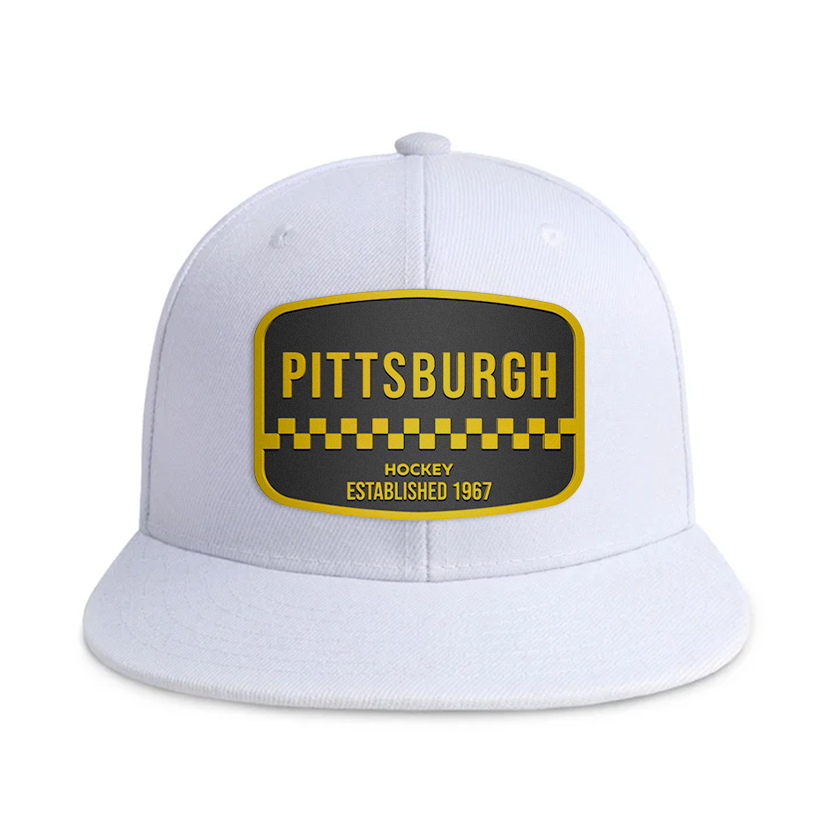 Pittsburgh Hockey - White - Snapback City Caps